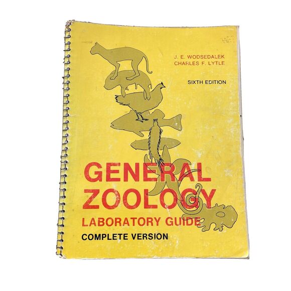 General Zoology Laboratory Guide 6th Edition 1979 Spiral Bound J.E. Wodsedalek - Picture 1 of 5